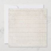 国素朴赤面バラフローラモダンリース 招待状 (裏面)