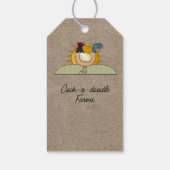 国素朴農産物製つるラベル ギフトタグ (裏面)