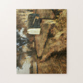 国素朴道の郵便箱 ジグソーパズル (縦)