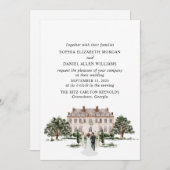 国素朴領結婚区 招待状 (正面/裏面)