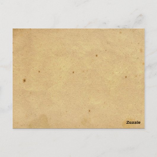 国素朴馬蹄鉄骨付きテーブル番号 ポストカード (裏面)