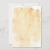 国素朴黄ひまわり30歳の誕生日 招待状 (裏面)