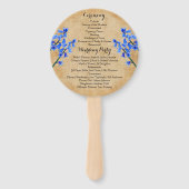 国素朴〔雄ジカの〕枝角式結婚プログラム ハンドファン (裏面)