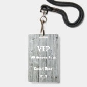 国素朴VIP All Access Pass Consertのバッジ バッジ (ストラップ付き表面)