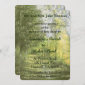 国結婚側 招待状 (正面/裏面)