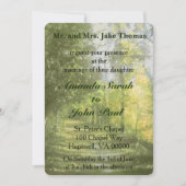 国結婚側 招待状 (正面)