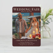 国結婚式の雑誌表紙 招待状 (スタンド正面)