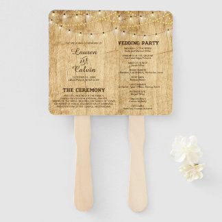 国結婚式プログラムファン ハンドファン