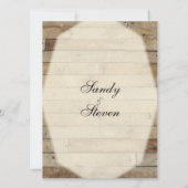 国結婚式招待状 招待状 (裏面)