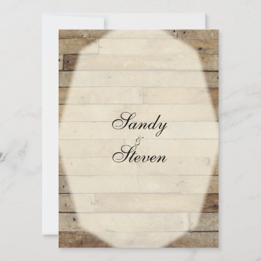 国結婚式招待状 招待状 (裏面)