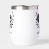 国結婚式 – ウマと花 (左面)