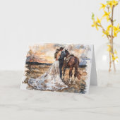 国結婚愛の賛美統一 カード (黄色い花)