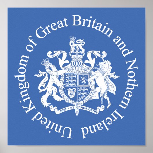 国統一されたの紋章 ポスター (正面)