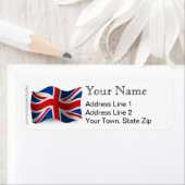 国統一されたびく国旗 ラベル (インサイチュ)