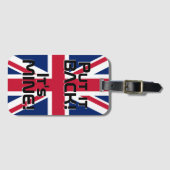 国統一された国旗おもしろい国 ラゲッジタグ (正面横)