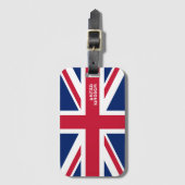 国統一された国旗の愛国心 ラゲッジタグ (正面縦)