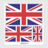 国統一された旗の輪郭 シール (シート)