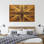 国統一された旗ヴィンテージ#3 キャンバスプリント (インサイチュ (寝室))