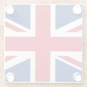 国統一された旗 ガラスコースター (裏面)