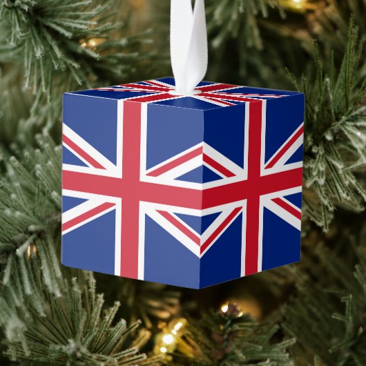 国統一された旗 キューブオーナメント (ツリー)