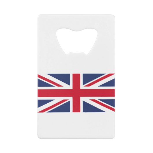 国統一された旗 クレジットカード栓抜き (正面)