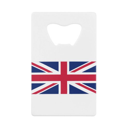 国統一された旗 クレジットカード栓抜き (正面)