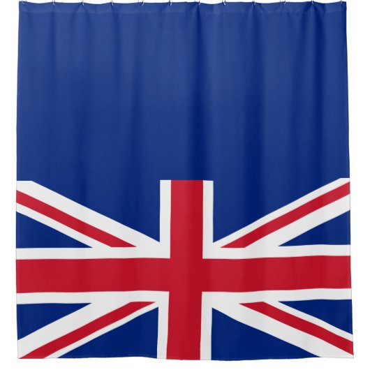 国統一された旗 シャワーカーテン (正面)