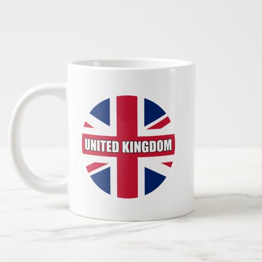 国統一された旗 ジャンボコーヒーマグカップ (左)