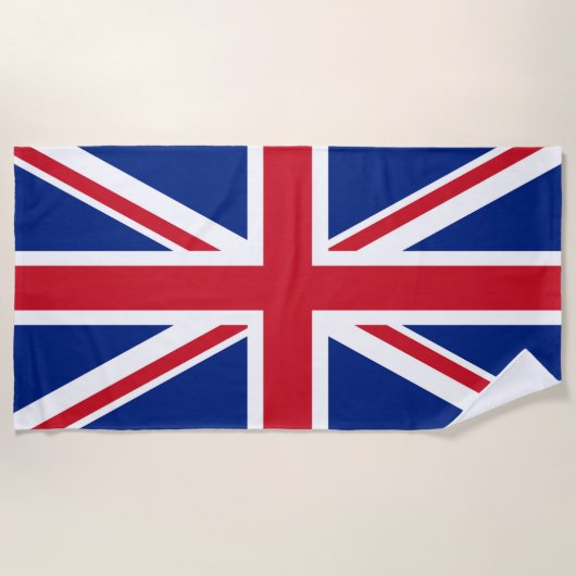 国統一された旗 ビーチタオル (正面)