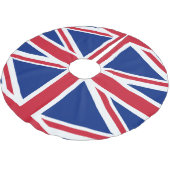 国統一された旗 ブラッシュドポリエステルツリースカート (アングル)