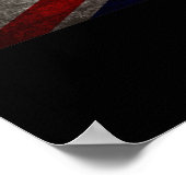 国統一された旗 ポスター (角)