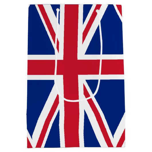 国統一された旗 ミディアムペーパーバッグ (裏面)