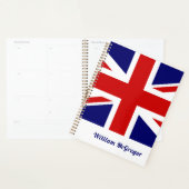 国統一された旗/ユニオンジャッパーソナライズされたク プランナー手帳 (ディスプレー)