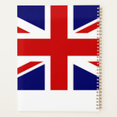 国統一された旗/ユニオンジャッパーソナライズされたク プランナー手帳 (裏面)