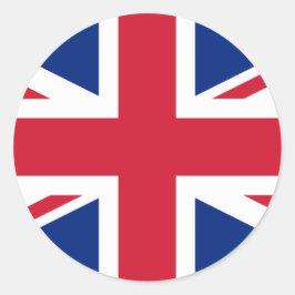 国統一された旗 ラウンドシール