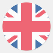 国統一された旗 ラウンドシール (正面)