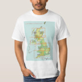 国統一された航空図 Tシャツ (正面)