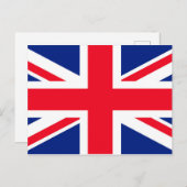 国統一された連合ジャック国旗 ポストカード (正面/裏面)