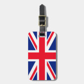 国統一された連合ジャック国旗 ラゲッジタグ (正面縦)