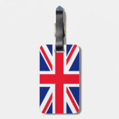 国統一された連合ジャック国旗 ラゲッジタグ (裏面縦)