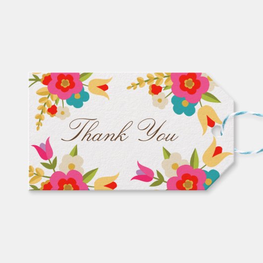 国花ありがとう ギフトタグ (正面(横))