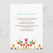 国花結婚挿入カード エンクロージャーカード (正面)