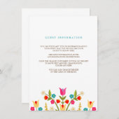 国花結婚挿入カード エンクロージャーカード (正面/裏面)