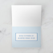 国花誕生日グリーティングカード カード (内部)