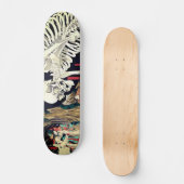 国芳の浮世絵スケートボード 骸骨 スケートボード (正面)