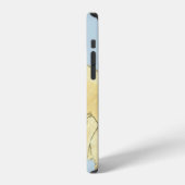 国芳の猫 (背景色変更可能) iPhoneケース (左側面)