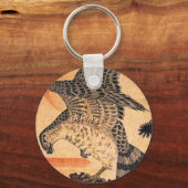 国芳ホークキーチェーン キーホルダー (正面)