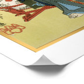 国芳ヴィンテージ日本のワリアー竹中半兵衛 ポスター (角)