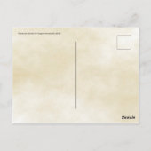 国芳ヴィンテージ日本のワリアー竹中半兵衛 ポストカード (裏面)