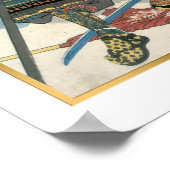 国芳ヴィンテージ日本武将戦闘法 ポスター (角)